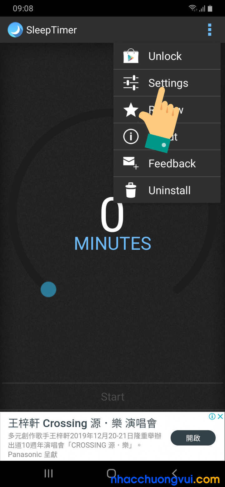 Cách hẹn giờ tắt điện thoại Samsung 2